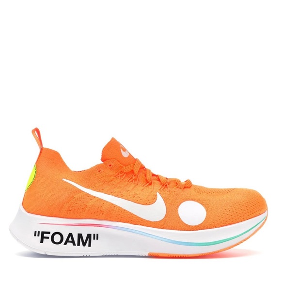 Off-White Other - -Edm- 🍊*NEW* OFF-WHITE x Nike Zoom Fly Mercurial Total Orange 2018 (Sz 8)